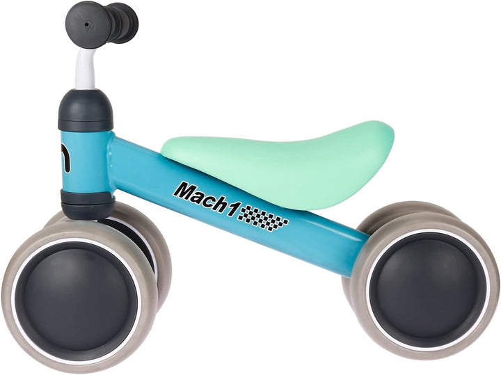 Mach1 Mini Kinder Kleinkinder Laufrad | von 1-3 Jahre | 4 weiche leise Räder | Lauflernrad Kinderlau