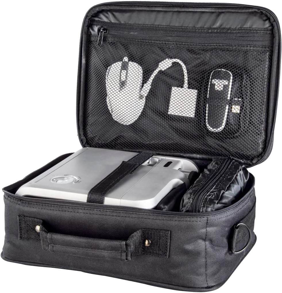 Hama Sportsline Beamertasche gross (Projektor Tasche Grösse L, 27 x 39 x 15 cm für Acer, BenQ, Epson