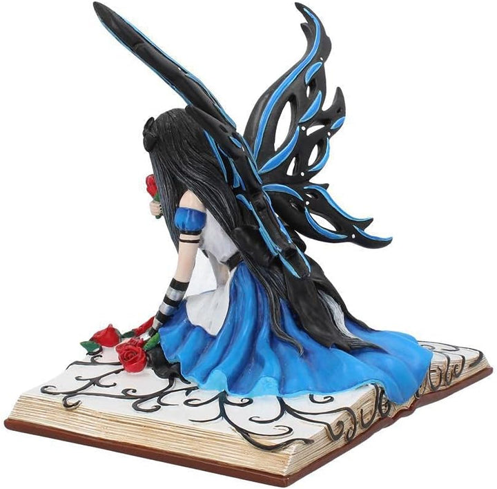 Nemesis Now B3316J7 Alice 19 cm Figur, Harz, Blau, Einheitsgrösse