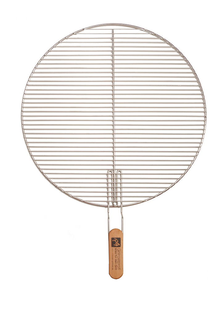 Edelstahl Rost Grillrost - rechteckig und rund - Grill Rost Grössenauswahl (rund, Ø 54,5 cm mit Grif