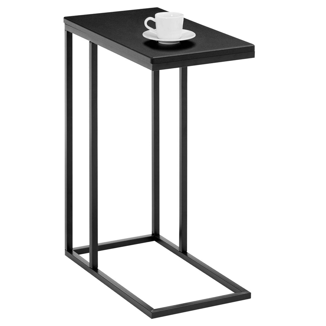 IDIMEX Beistelltisch Debora, praktischer Wohnzimmertisch in C-Form, schöner Couchtisch Tischplatte r