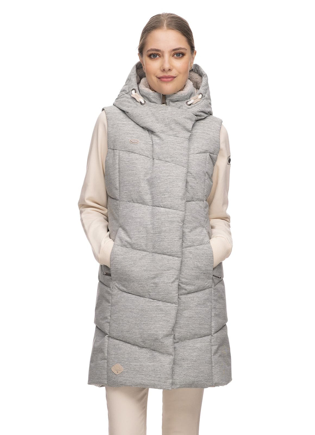 Ragwear PAVLA VEST Damen Jacke XXL White 2321_7000, XXL White 2321_7000