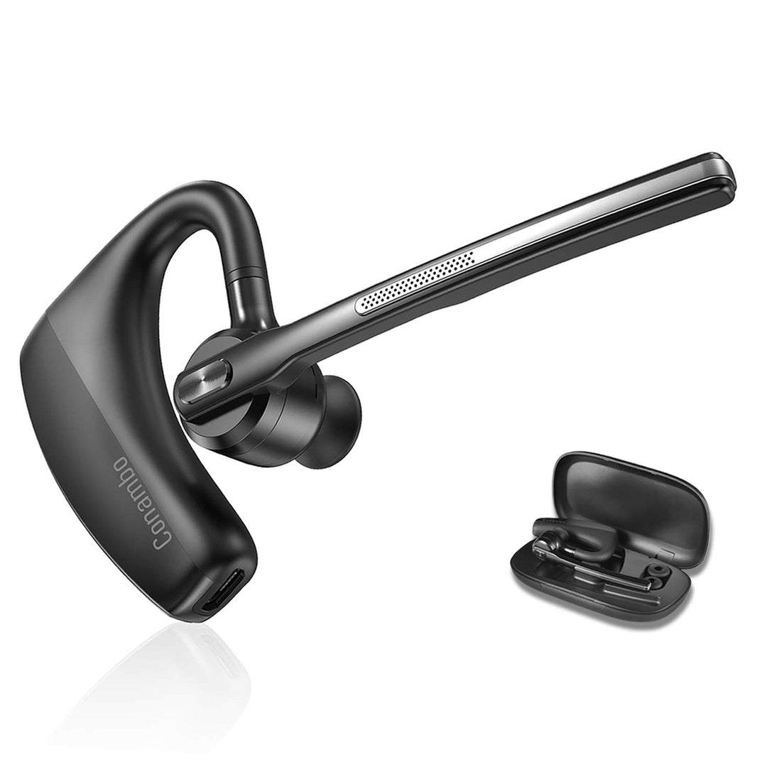 Conambo K10C Headset Bluetooth V5.2,CVC8.0 und ENC Noise Cancelling Bluetooth Headset mit Mikrofon,1