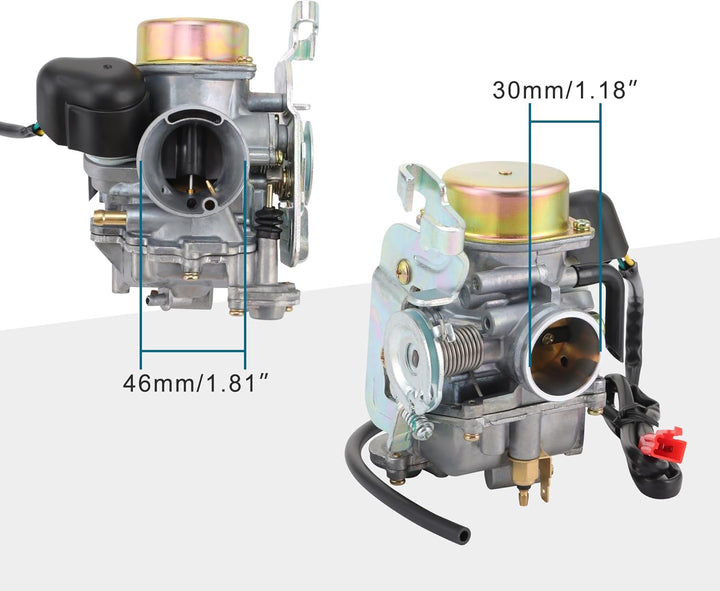 GOOFIT CVK Vergaser Ersatz für Manco Talon 260cc 300cc Linhai Bighorn 260cc 300cc ATV UTV Carb