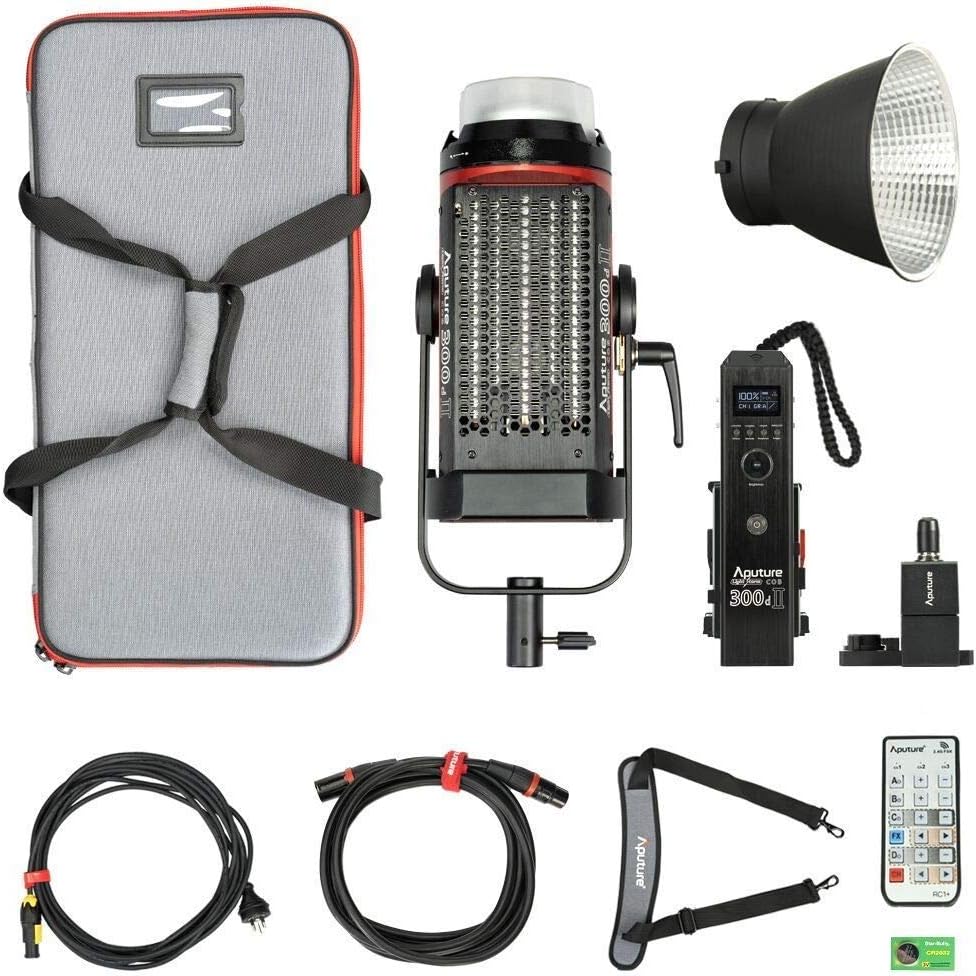 Aputure 300D Mark II 300D II + C Stand, V-Mount LED-Videoleuchte 5500k Sidus Link App Control 2.4G W