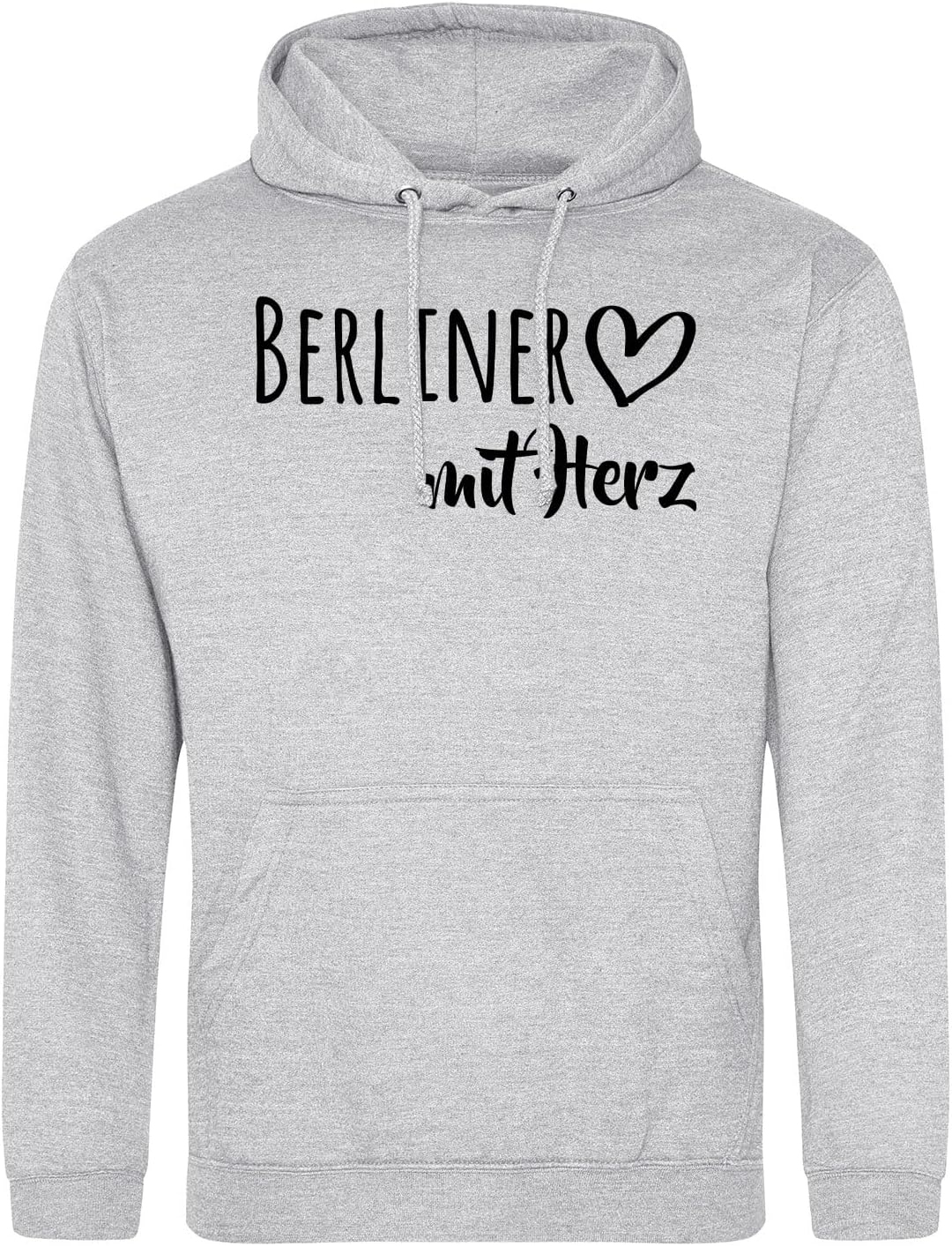 huuraa Unisex Hoodie Berliner mit Herz Pullover Vegan Grösse S-3XL mit Motiv für die tollsten Mensch