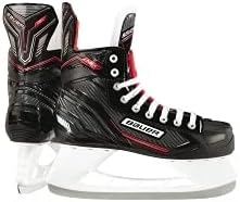 BAUER Herren Eishockey Schlittschuhe NS Senior, Schwarz-Rot, XS (33,5)