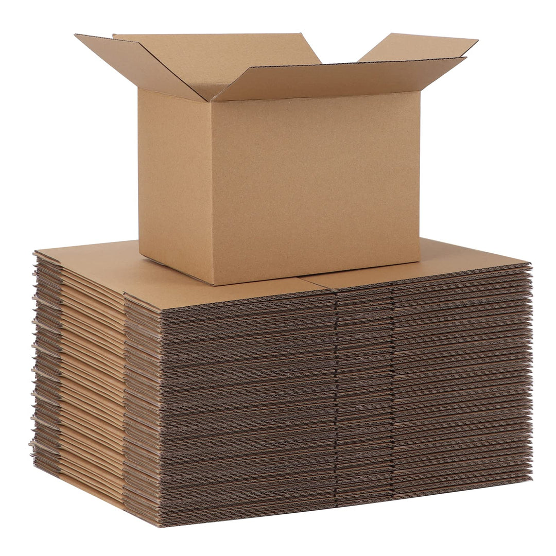 HORLIMER 40 Stück Faltkartons Versandkartons 203x152x152 mm, Stabile Kleine Kartons aus Wellpappe fü
