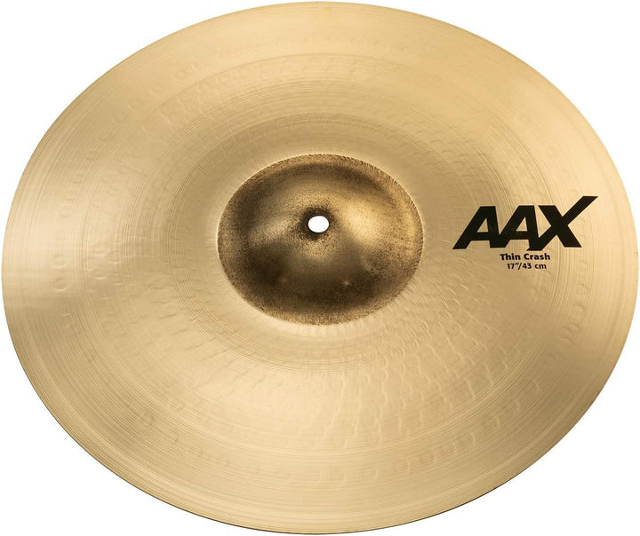 Sabian 17" AAX Thin Crash, Brillant Finish 17 Inch Thin Crash, 17 Inch Thin Crash