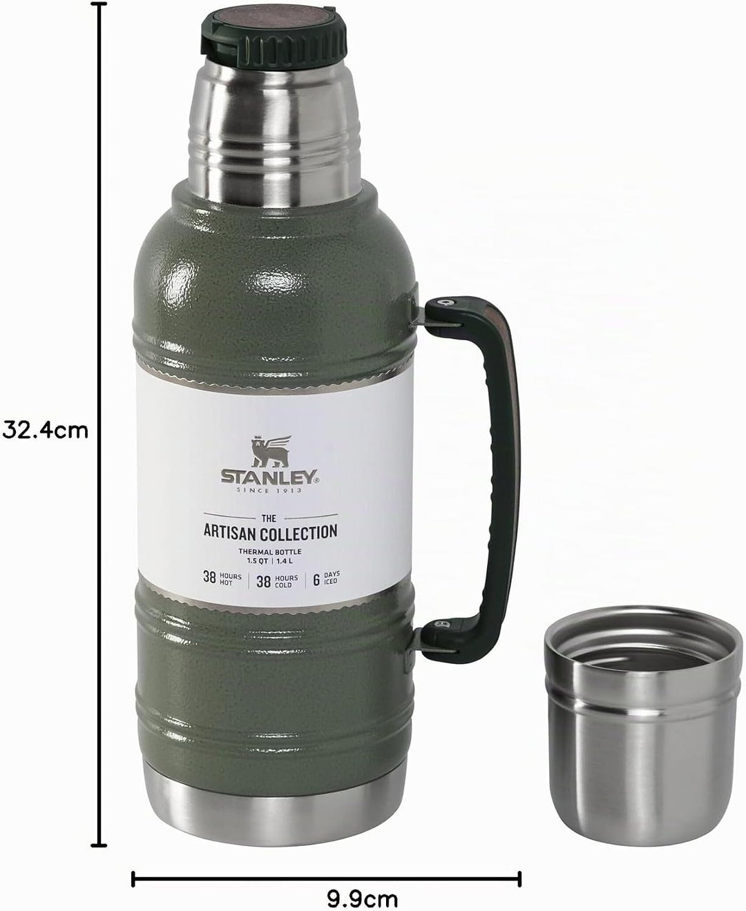Stanley Artisan Thermal Bottle 1,4 L Hammertone Green