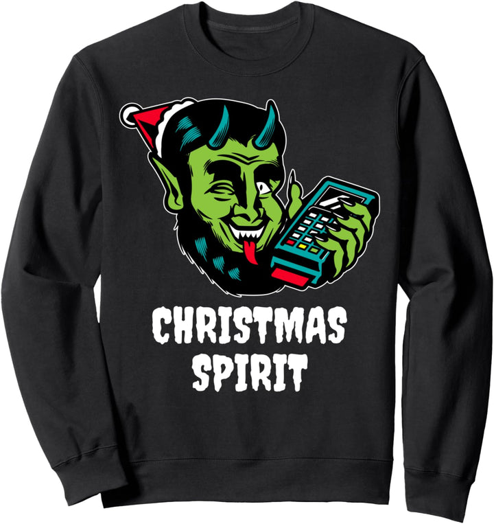 Komisch Krampus Weihnachten Geist Geschenk Sweatshirt