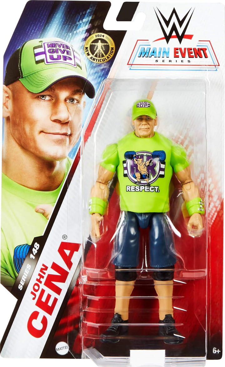 WWE Catch Main Event Series – Figur mit Gelenken, 15,2 cm – Figuren John Cena