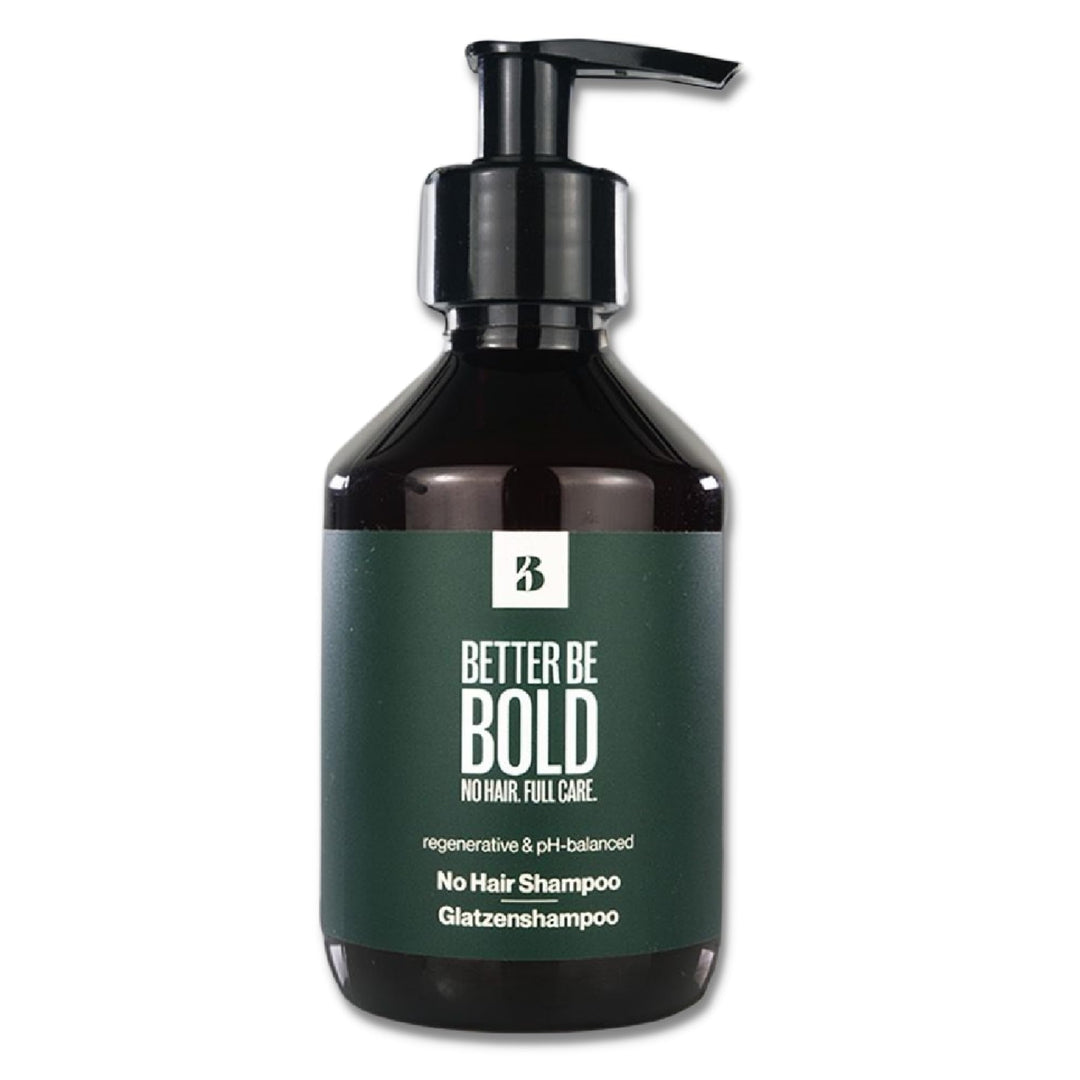 BETTER BE BOLD Pflegendes Glatzenshampoo (0-6mm) | Reinigt effektiv | pH-balanced | Feuchtigkeitsspe