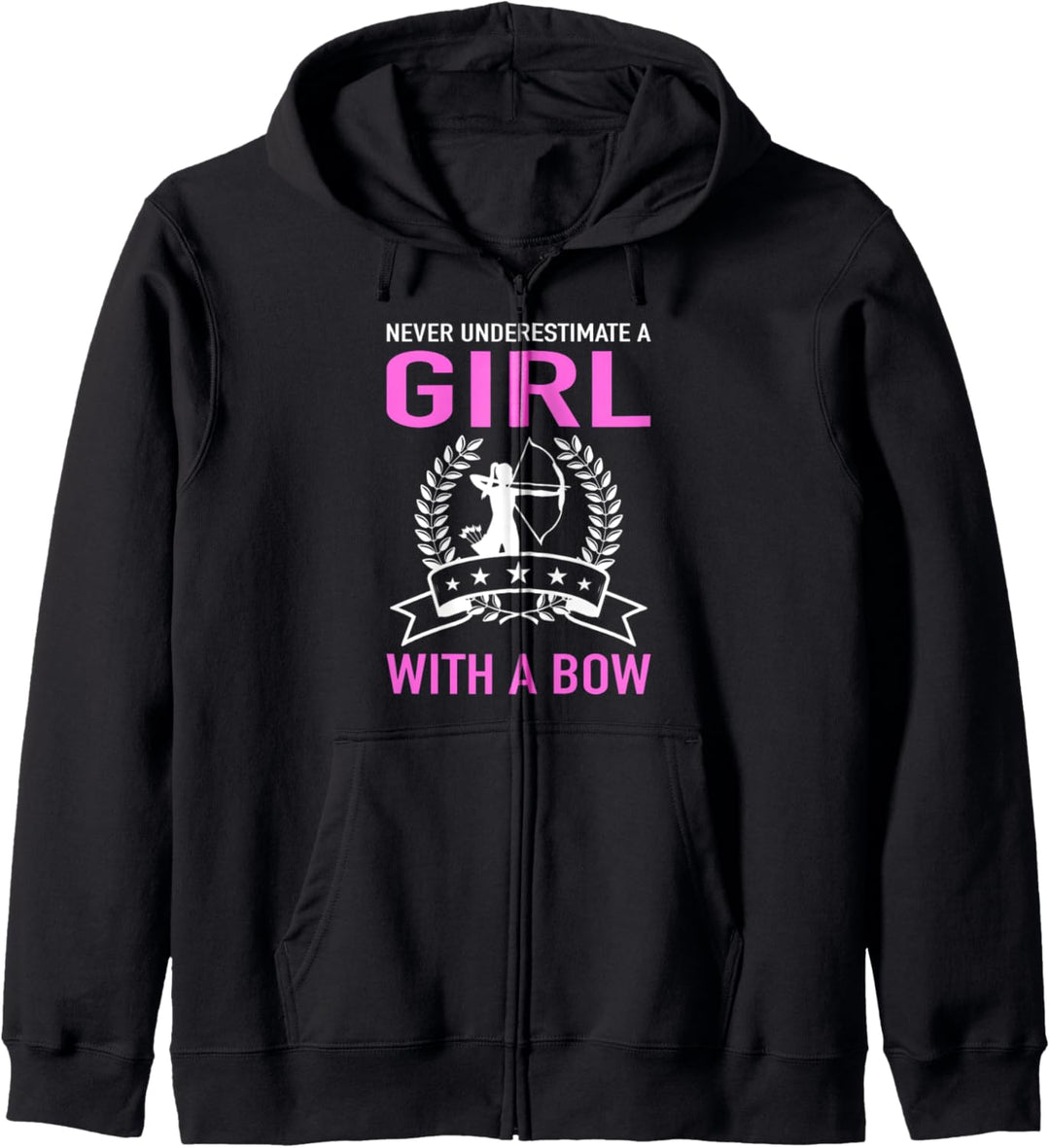 Bogenschiessen Girl Bogensport Bogenschiessen Kapuzenjacke