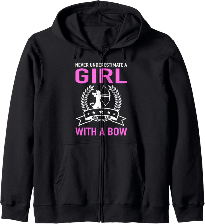 Bogenschiessen Girl Bogensport Bogenschiessen Kapuzenjacke
