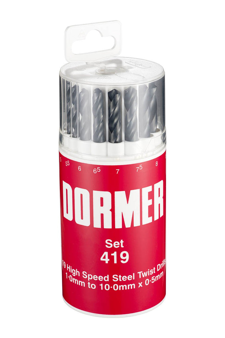 Dormer Jobber Drill Set, Set of 19