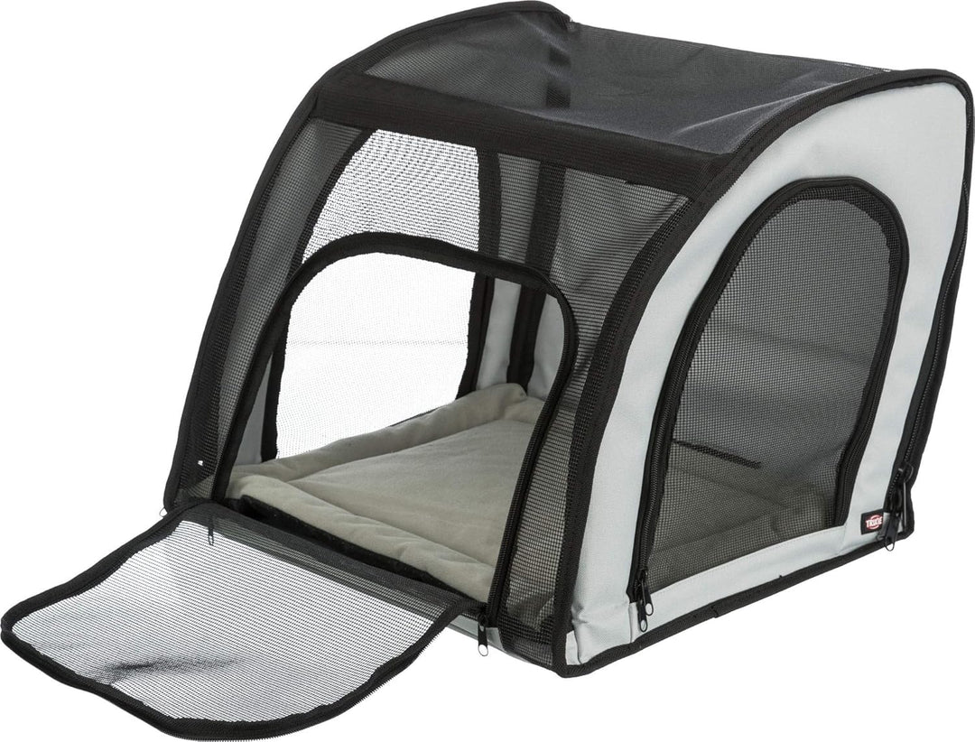 Trixie Autositz, 44 × 37 × 40 cm, Grau/Schwarz