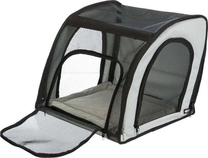 Trixie Autositz, 44 × 37 × 40 cm, Grau/Schwarz