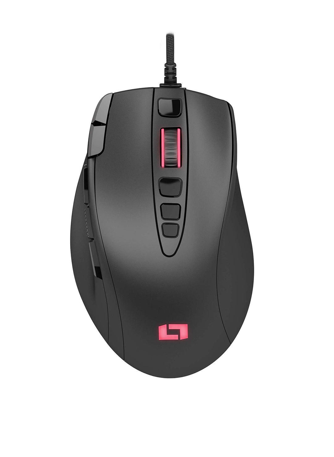 Lioncast ® LM15 Gaming Maus mit Kabel [PROGRAMMIERBARE Tasten] für PC - Beste MMO RGB Beleuchtung -