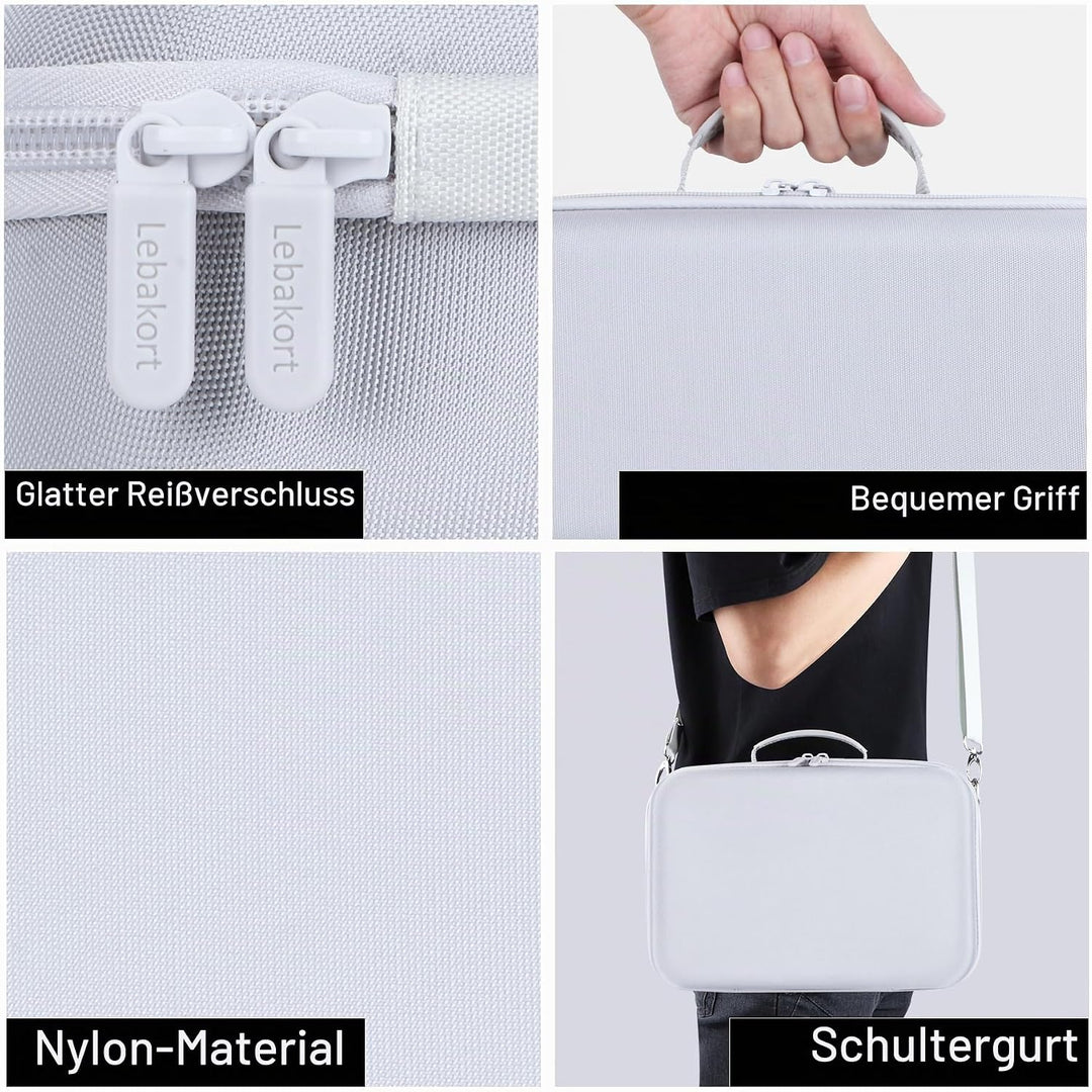 Lebakort Hart Schutzhülle Etui für Apple Mac Studio M4 Max Desktop Computer | Tasche für Mac Studio