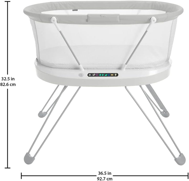 Fisher-Price GXL76 - Premium Babybett mit Smart Connect - Einstellbares Babybettchen, für Säuglinge