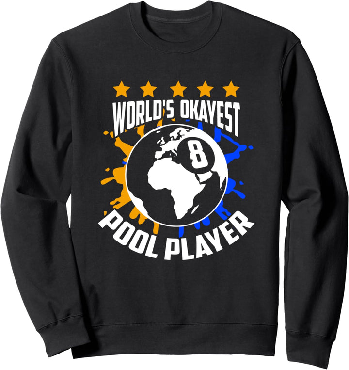 Billard Pool Spieler Billardttisch - 8-Ball Billardspieler Sweatshirt