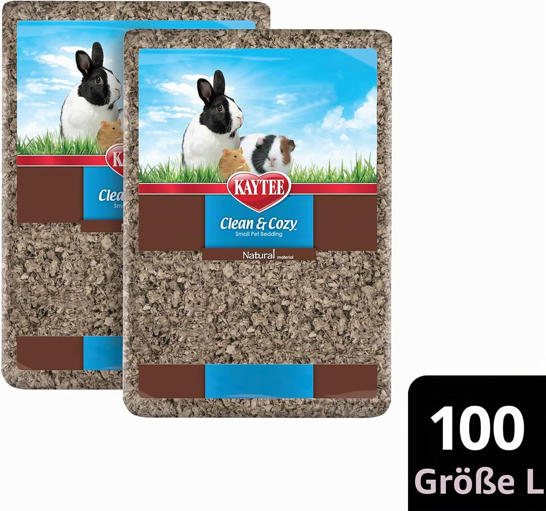 Kaytee Clean &amp; Cozy Natural Bettwäsche für Haustiere, Meerschweinchen, Kaninchen, Hamster, Rennmäuse
