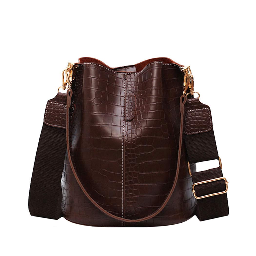 BUKESIYI Damen Tasche Umhängetasche Handtasche Frauen Klein Schultertasche Weekender Lack PU Leder C