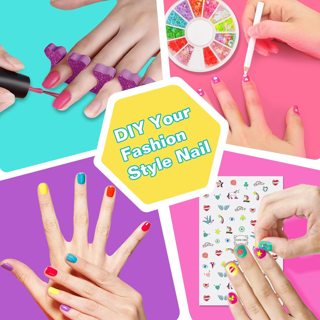LemonDream Nagelstudio Kinder Mädchen,Geschenk Mädchen 6 7 8 9 10 11 12 jahre Geschenke für Mädchen