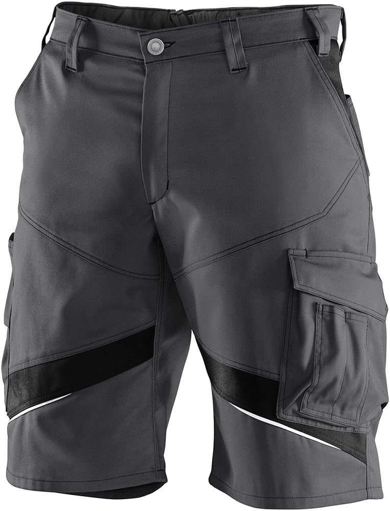 KÜBLER Workwear | KÜBLER ICONIQ Arbeitsshorts | anthrazit/schwarz | Grösse 60