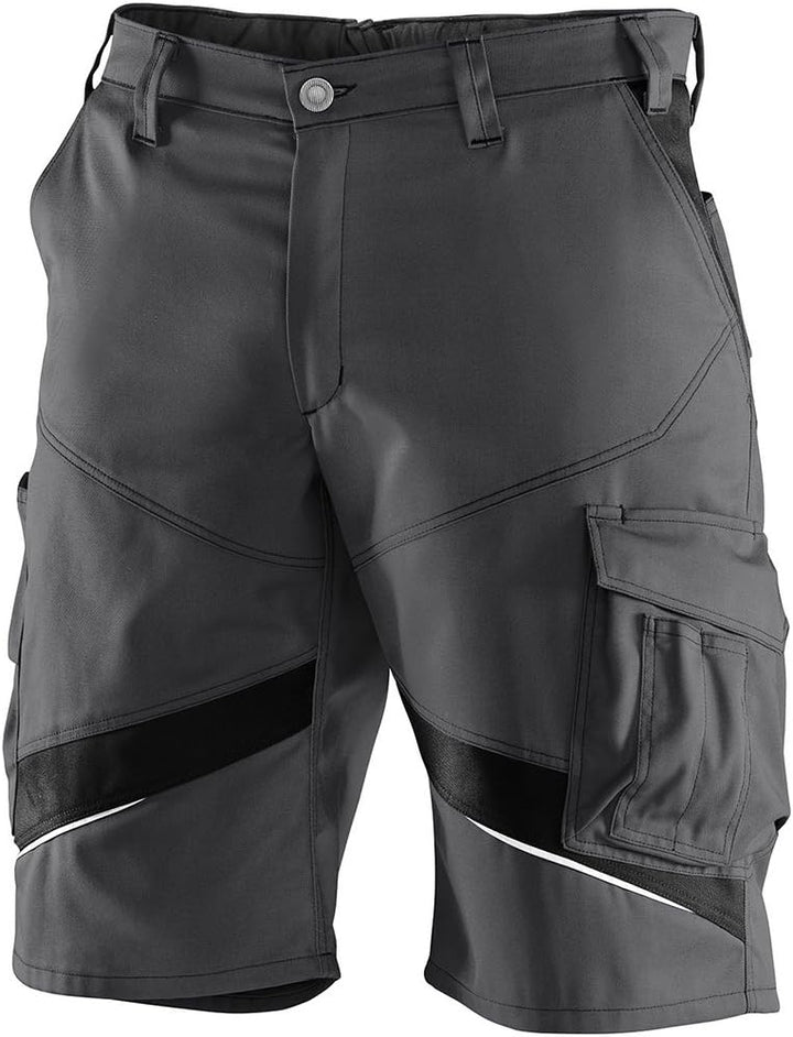 KÜBLER Workwear | KÜBLER ICONIQ Arbeitsshorts | anthrazit/schwarz | Grösse 60