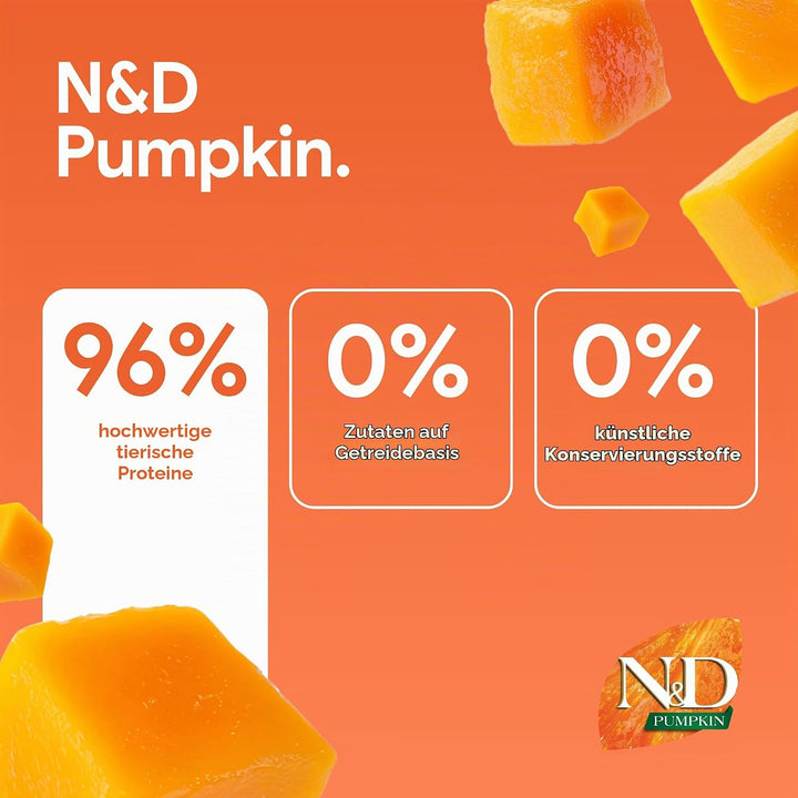 Farmina N&amp;D Pumpkin Adult Medium Pellets Hundefutter (Trockenfutter, mit hochwertigen Vitaminen und