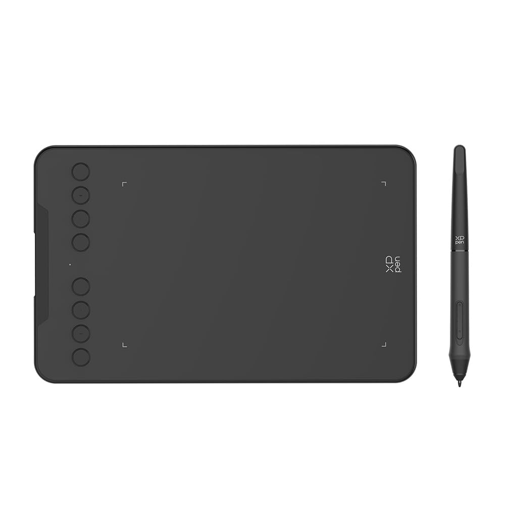 XPPen Deco mini7 v2 Grafiktablett, Grafik-Tablet, 17,8 cm (7 Zoll), ohne Anfänger, 16 K Druckstufen,