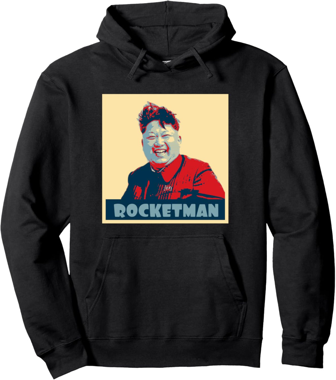 Rocketman Kim Jong Un I Lustiges Meme Pullover Hoodie