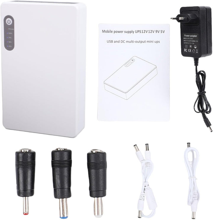 Walfront Mini-USV, 8800 MAh, Backup-Batterie für Router-Modem, Unterbrechungsfreie Stromversorgung,