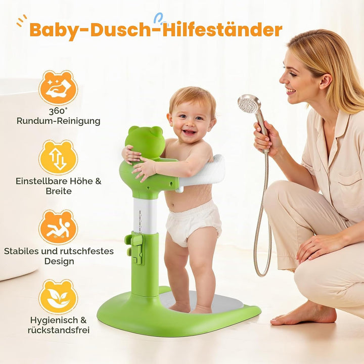 Baby Dusche Ständer mit Duschhalter, Baby Shower Stand Support, Frosch