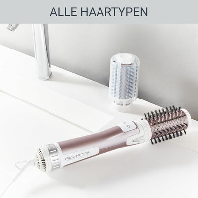 Rowenta Warmluftbürste CF9540 Brush Activ Premium Care | Mit Naturborsten | Kaschmir-Keratin-Beschic