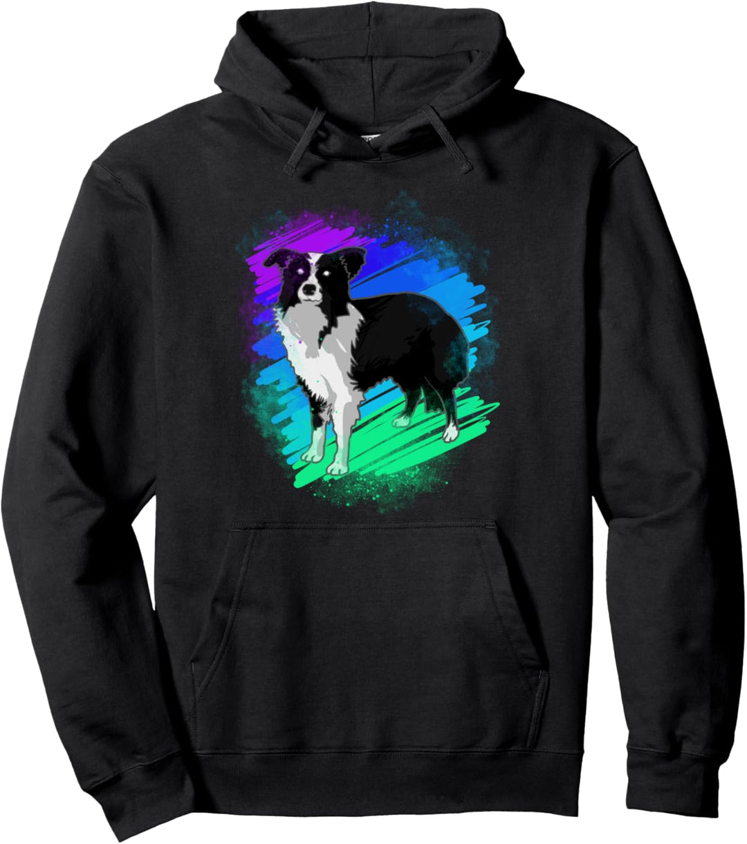 Border Collie Hundebesitzer Geschenk Pullover Hoodie