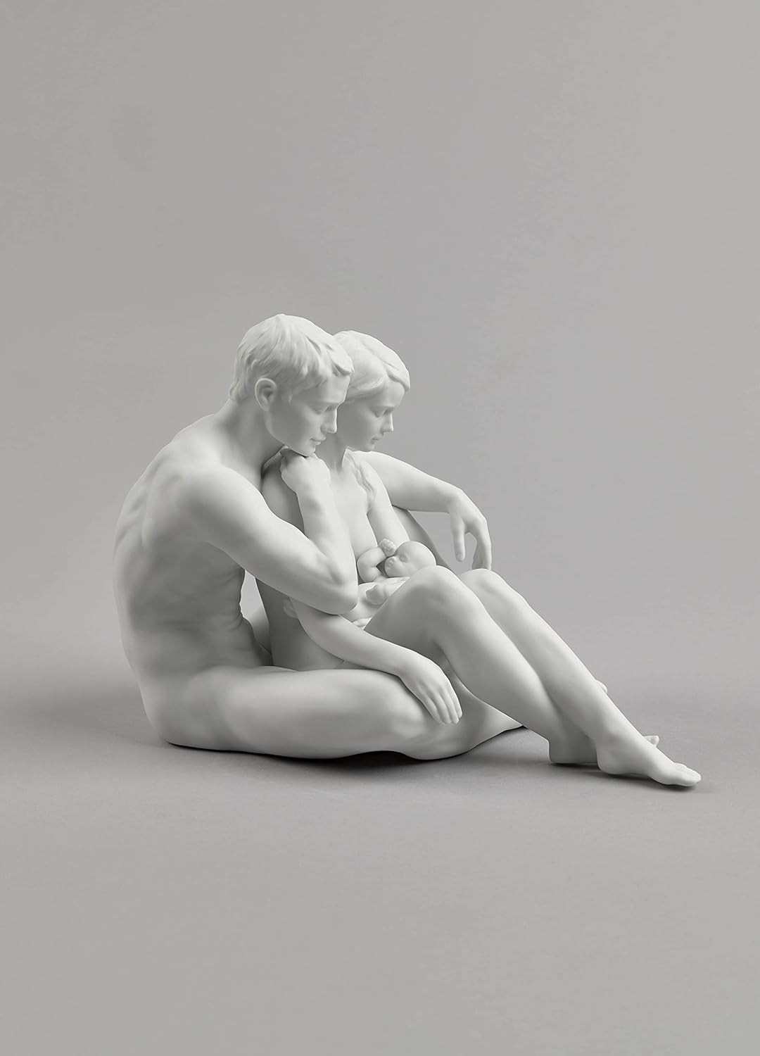LLADRÓ Familien-Figur Die Essenz des Lebens. Paar. Porzellan.