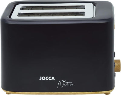 JOCCA - Toaster 2 Scheiben| 7 Toaststufen| Auftau-, Aufwärm- und Abbruchfunktion| Krümelsammler| Bre