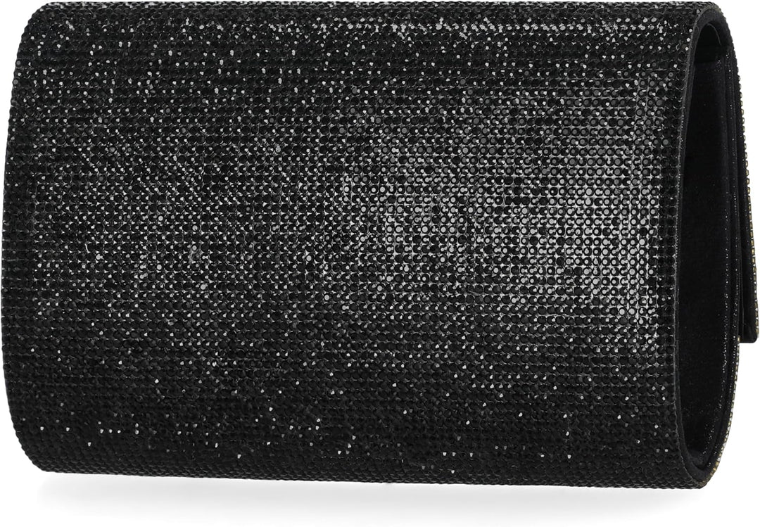 Jessica McClintock Damen Alexis Sparkle and Shine Clutch, Einheitsgrösse Schwarz, Schwarz