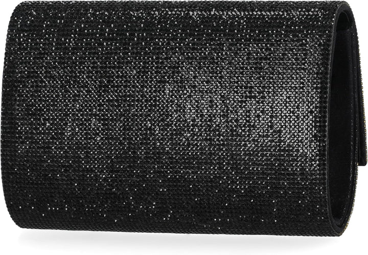 Jessica McClintock Damen Alexis Sparkle and Shine Clutch, Einheitsgrösse Schwarz, Schwarz