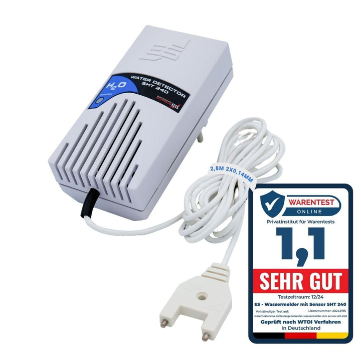 Schabus 300240 Wassermelder mit externem Sensor, netzbetrieben