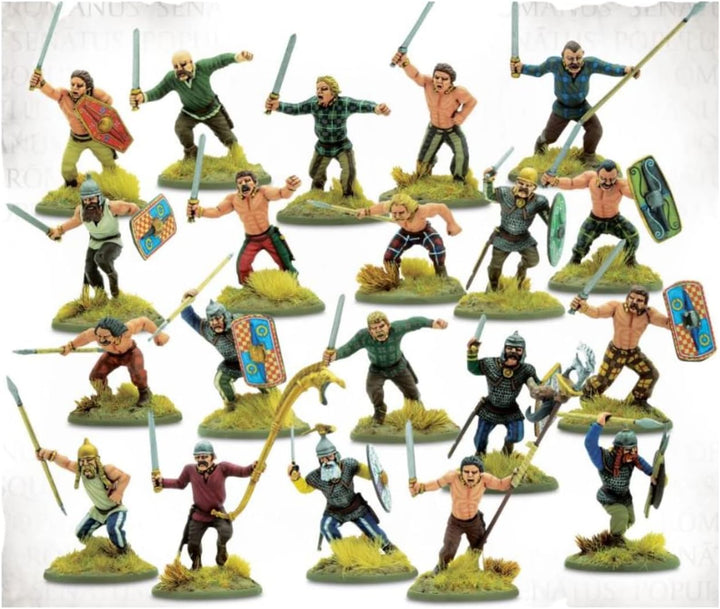 Warlord Games WAR-152014001 - Kriegsherr Spiele - SPQR - Gallier Krieger