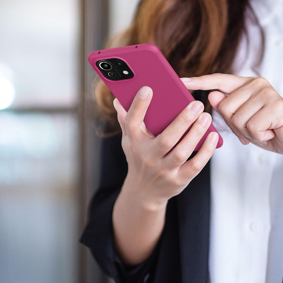 kwmobile Handyhülle für Xiaomi 11 Lite (5G) NE/Mi 11 Lite (5G) Hülle - TPU Case - Kabelloses Laden -