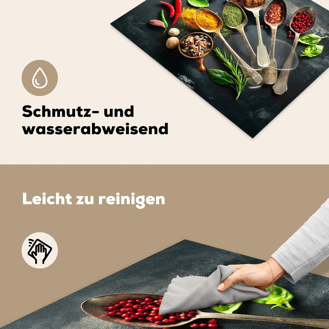 Herdabdeckplatte 65x52 cm Einteilig Abdeckplatten Cerankochfeld Abdeckung Ceranfeld Herdplattenabdec