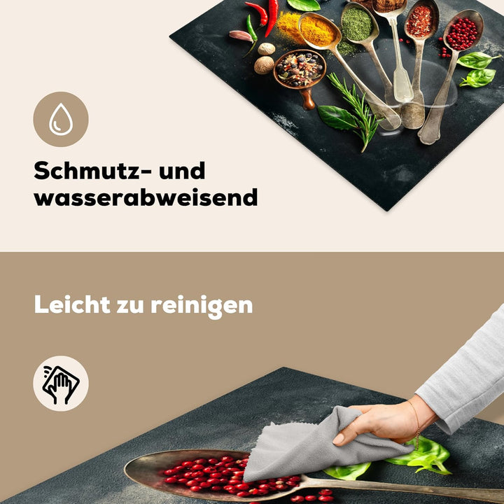 Herdabdeckplatte 65x52 cm Einteilig Abdeckplatten Cerankochfeld Abdeckung Ceranfeld Herdplattenabdec