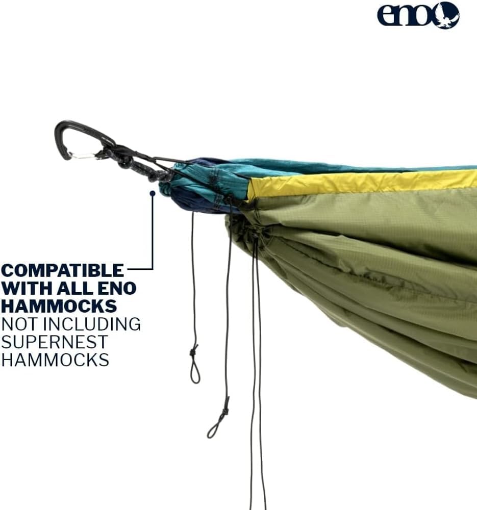 ENO, Eagles Nest Outfitters Ember UnderQuilt Hängematte Isolierung für Frühling und Herbst, Evergree