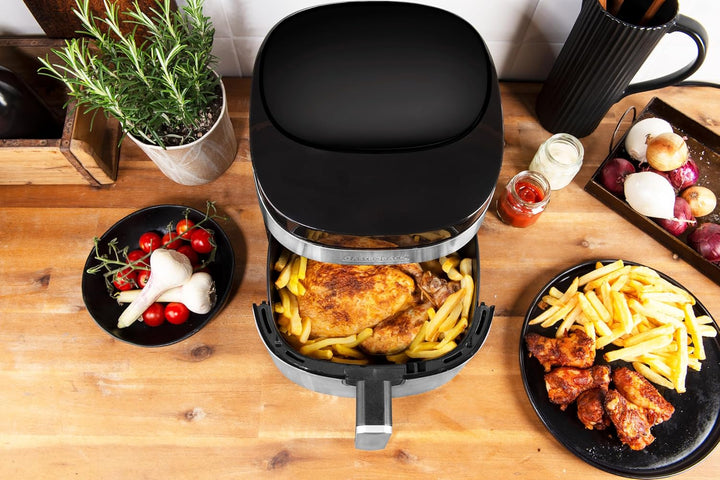GASTROBACK #42582 Design Heissluftfritteuse Air Pro, Air Fryer mit 3,7 Liter Füllvolumen, 8 voreinge