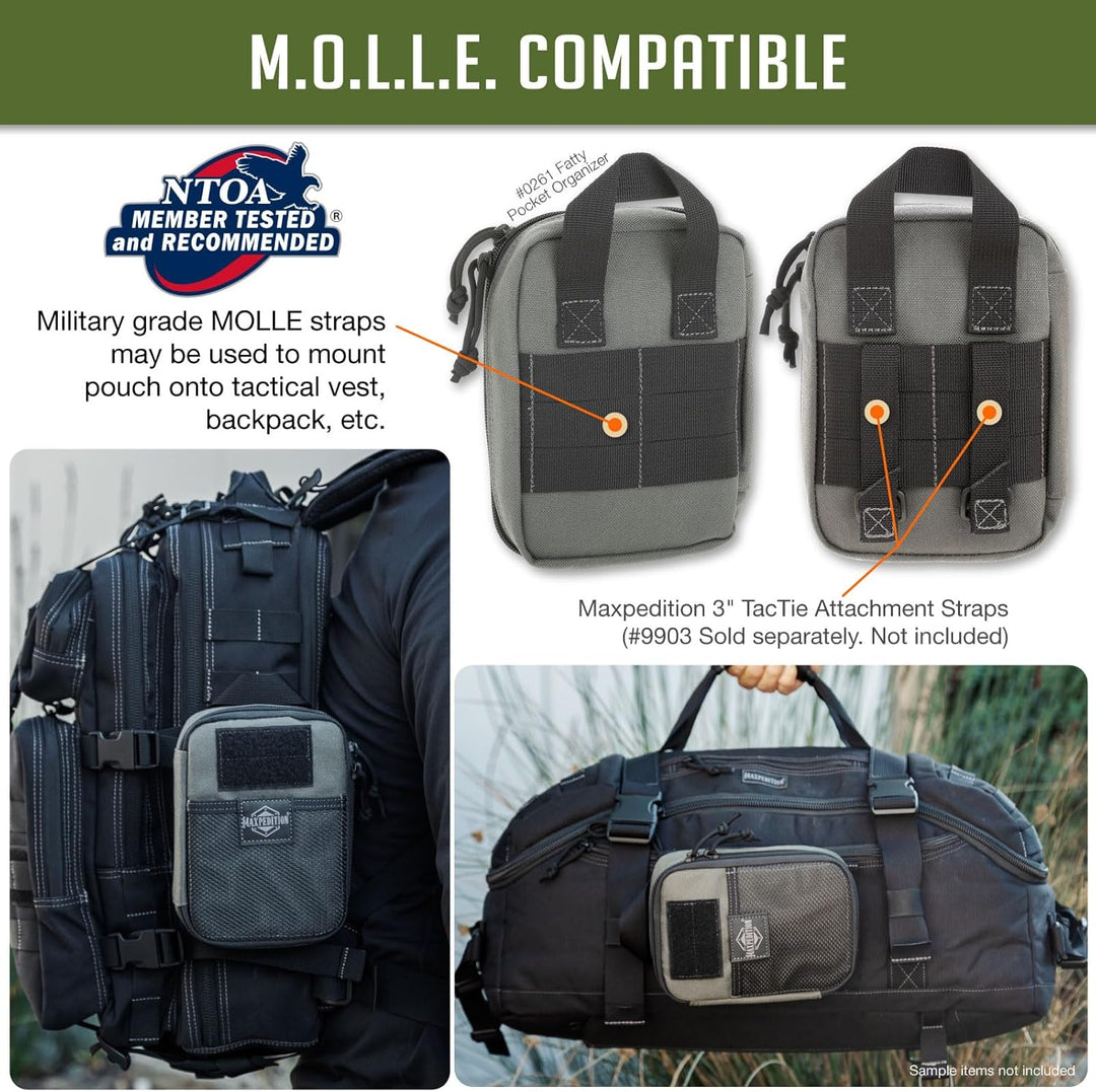 MAXPEDITION Fatty Taschen-Organizer Wolf-Grau, Wolf-Grau